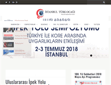 Tablet Screenshot of istanbulturkocagi.org